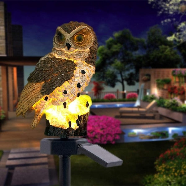 Decorative Owl Led Garden Lights