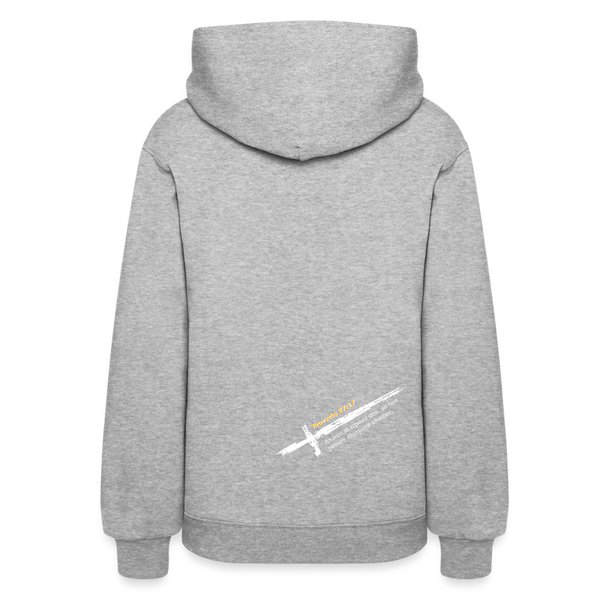 Women's Hoodie (Version 2) - heather gray